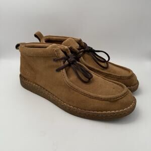 Ariat Clean Country Tan Chukka Boots Men's Size 13 Suede Moc Toe Western Loafer